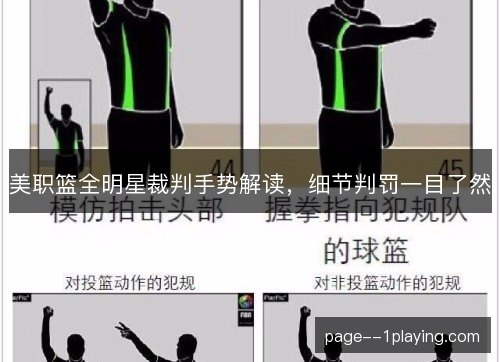 美职篮全明星裁判手势解读,细节判罚一目了然 美职篮全明星裁判手势解读,细节判罚一目了然